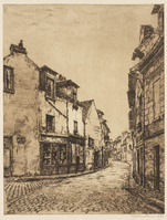 TvB G 3538
<br/>
Franse dorpsstraat
<br/>
<em>IJkelenstam, Hendrikus (1897-1993)</em>